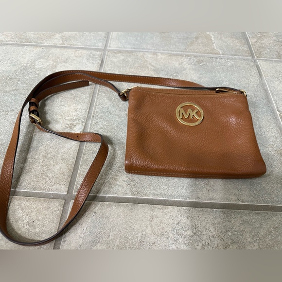 Michael Kors Light Brown Crossbody - Picture 1 of 5